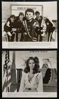 8m581 UP THE ACADEMY presskit w/ 3 stills 1980 Barbara Bach, MAD Magazine, includes 19x28 poster!