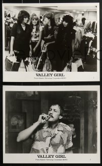 8m582 VALLEY GIRL presskit w/ 8 stills 1983 Nicolas Cage, Deborah Foreman, Elizabeth Daily