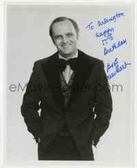 8p843 BOB NEWHART signed 8x10 REPRO still 1972 full-length portrait of the comedian in tuxedo!