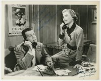 8p394 CALLAWAY WENT THATAWAY signed 8.25x10.25 still 1951 by Fred MacMurray AND Dorothy McGuire!