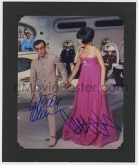 8p170 CASINO ROYALE matted signed color 8x10 REPRO still 1967 by BOTH Daliah Lavi AND Woody Allen!