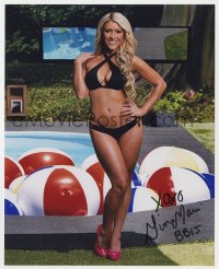 8p789 GINAMARIE ZIMMERMAN signed color 8x10 REPRO still 2010s from the 15th season of Big Brother!