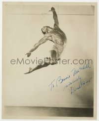 8p497 IVAN KIROV signed 8.25x10 still 1940s the professional swimmer photographed in mid air!