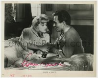 8p504 JAMES MASON signed TV 8x10.25 still R1960s close up with Sue Lyon in Stanley Kubrick's Lolita!
