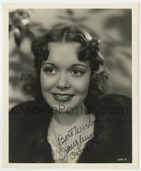 8p509 JANE WYMAN signed 8x10 key book still 1938 super young as the feminine lead in The Spy Ring!