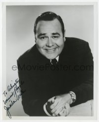 8p910 JONATHAN WINTERS signed 8.25x10.25 REPRO still 1980s great smiling portrait of the comedian!