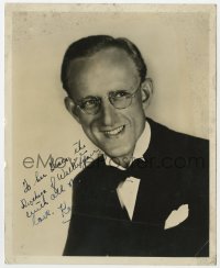 8p541 KAY KYSER signed deluxe 8x10 still 1940s head & shoulders portrait of the top bandleader!
