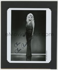 8p184 LONI ANDERSON matted signed 8x10 REPRO still 1980s full-length in sparkling gown by Langdon!