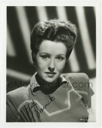 8p979 RUTH WARRICK signed 8x10 REPRO still 1980s head and shoulders portrait of the actress!