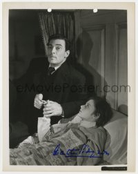 8p668 WALTER PIDGEON signed 8x10.25 still 1941 with Roddy McDowall in How Green Was My Valley!