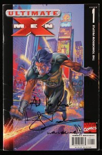 8p344 HUGH JACKMAN signed comic book #1 2001 first issue of Ultimate X-Men, he wrote Wolverine!