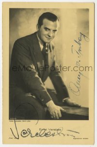 8p286 ERNO VEREBES signed German Ross postcard 1931 seated portrait by Schneider of Berlin!