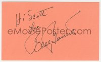 8p727 BETTY GARRETT signed 3x5 index card 1980s it can be framed & displayed with a repro!