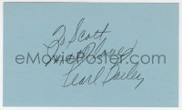 8p756 PEARL BAILEY signed 3x5 index card 1980s it can be framed & displayed with a repro still!