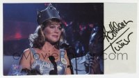 8p336 KATHLEEN TURNER signed cut magazine page 1990s great close up from Peggy Sue Got Married!