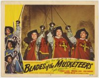 8p037 BLADES OF THE MUSKETEERS signed LC #4 1953 by Robert Clarke, who is D'Artagnan, Boetticher!