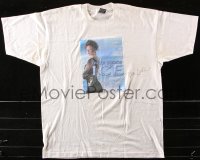 8p146 TRACI LORDS signed size: extra large T-shirt 1990s sexy image of her with gun from Ice!