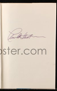 8p239 CHARLTON HESTON signed hardcover book 1978 his biography The Actor's Life: Journals 1956-1976!