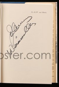 8p270 JOHNNY WEISSMULLER signed hardcover book 1964 his biography Water, World & Weissmuller!