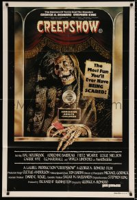 8r575 CREEPSHOW Aust 1sh 1983 Romero & Stephen King's tribute to E.C. Comics, Joann horror art!