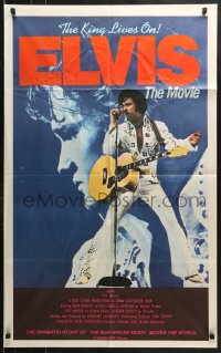 8r591 ELVIS Aust 1sh 1979 Kurt Russell as Presley, directed by John Carpenter, rock & roll!