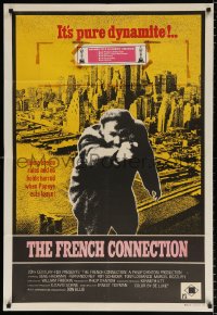 8r597 FRENCH CONNECTION Aust 1sh 1972 Gene Hackman, directed by William Friedkin, classic!