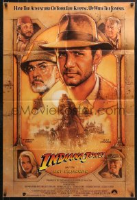 8r617 INDIANA JONES & THE LAST CRUSADE Aust 1sh 1989 Harrison Ford, Sean Connery, Spielberg