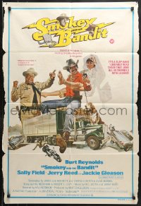 8r655 SMOKEY & THE BANDIT color Aust 1sh 1977 Burt Reynolds, Sally Field & Gleason by Solie!