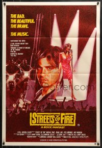 8r662 STREETS OF FIRE Aust 1sh 1984 Michael Pare, Diane Lane, rock 'n' roll, directed by Walter Hill!