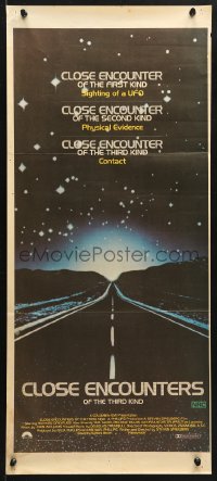 8r753 CLOSE ENCOUNTERS OF THE THIRD KIND Aust daybill 1977 Steven Spielberg sci-fi classic!