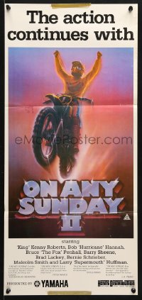 8r888 ON ANY SUNDAY 2 Aust daybill 1982 cool Youngblood dirtbike motocross art!