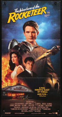 8r914 ROCKETEER Aust daybill 1991 Bill Campbell in title role, sexy Jennifer Connelly, Dalton!