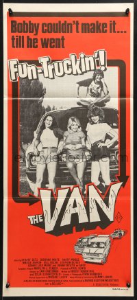 8r985 VAN Aust daybill 1977 Deborah White, Harry Moses, Danny DeVito, three fun-truckin' sexy babes!