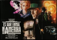 8r252 ONCE UPON A TIME IN AMERICA German 33x47 1984 Sergio Leone, De Niro, different Casaro art!
