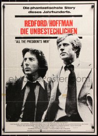 8r269 ALL THE PRESIDENT'S MEN German 1976 Dustin Hoffman & Robert Redford as Woodward & Bernstein!