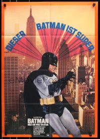8r284 BATMAN German R1970s DC Comics, great image of Adam West, this one is super!