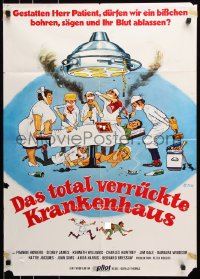 8r307 CARRY ON DOCTOR German 1976 the gang is playing doctor with the sexiest nurses in town!
