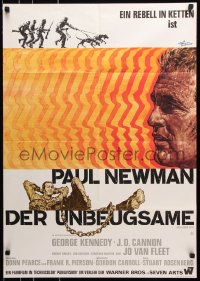 8r318 COOL HAND LUKE German 1967 great art of escaped convict Paul Newman by Rolf Goetze!