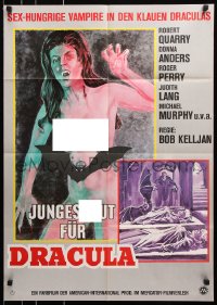 8r321 COUNT YORGA VAMPIRE German 1972 sexy art of the mistresses of the deathmaster by Kessler!