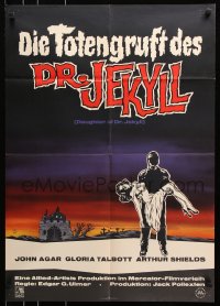8r332 DAUGHTER OF DR JEKYLL German 1963 a bestial fiend hidden in a woman's sensuous body!
