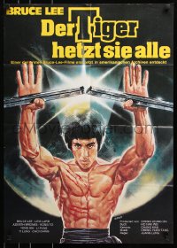 8r349 ENTER THE PANTHER German 1976 different and misleading Enzo Sciotti of Bruce Lee!