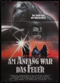 8r459 QUEST FOR FIRE German 1982 Rae Dawn Chong & prehistoric cavemen, completely different!
