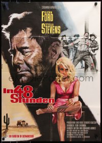8r460 RAGE German 1967 running man Glenn Ford is out of time, super sexy Stella Stevens by Peltzer!