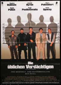 8r523 USUAL SUSPECTS German 1995 Baldwin, Byrne, Palminteri, Kevin Spacey with watch!