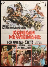 8r528 VIKING QUEEN German 1967 Don Murray, different images of sexy Carita in the title role!