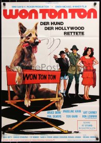 8r538 WON TON TON German 1977 completely different Hollywood German Shepherd movie star dog art!