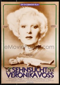 8r217 VERONIKA VOSS 2-sided German 12x19 1982 Rainer Werner Fassbinder, Zech unconscious by needle!
