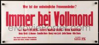 8r222 IMMER BEI VOLLMOND Austrian 13x28 1970 Rudolf Lubowski, cool red and white design!
