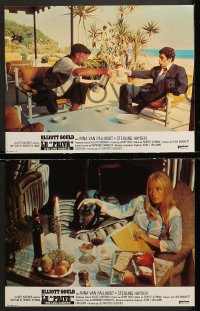 8r057 LONG GOODBYE 9 style B French LCs 1974 Elliott Gould as Philip Marlowe, Hayden, film noir!