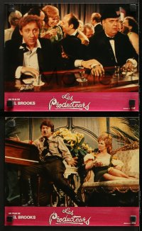 8r043 PRODUCERS 5 French LCs R1980s Mel Brooks, Zero Mostel & Gene Wilder produce Broadway play!